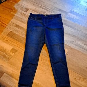 NINE WEST PULL ON SKINNY JEGGINGS SIZE 16 STRETCHY JEANS